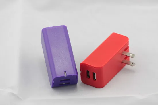 High-Power USB Adapter Wall Charger with Design Patented wall charger for iPhone iPod