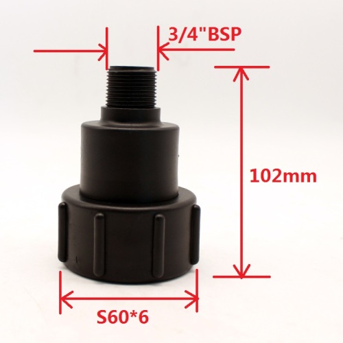 Adaptador IBC con hilo BSP de 3/4 &#39;&#39;