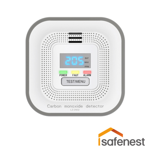 Carbon Monoxide Alarm Sensor with LCD Display