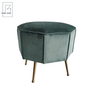 Cheap Stylish Round Bench Ottoman for Small Living Rooms