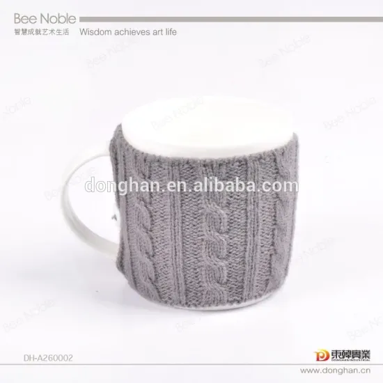 ceramic mug with sweater