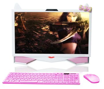 Power Saving Ultra Slim Desktop Computer Built In Tv For Children Style