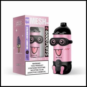 mesh-x 6000 퍼프 도매 가격 일회용 vape