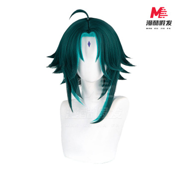 Mancool Genshin Impact Mandrill cos Tóc Giả