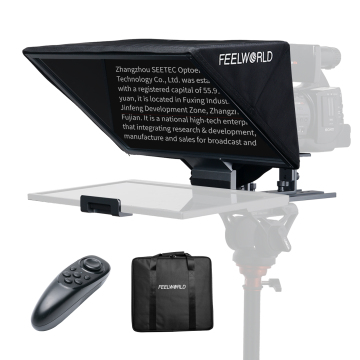 Feelworld TP16 Téléprompteur de verre 16 pouces - Invitation horizontale et verticale