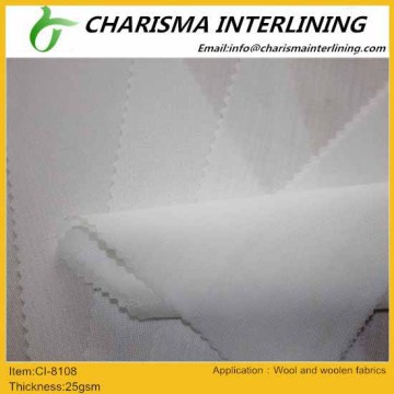 China woven fusible interlining 8108