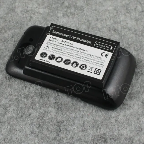 For HTC wildfire G8 extended battery with free back cover door ,3.7V 3500mAh, Made in china