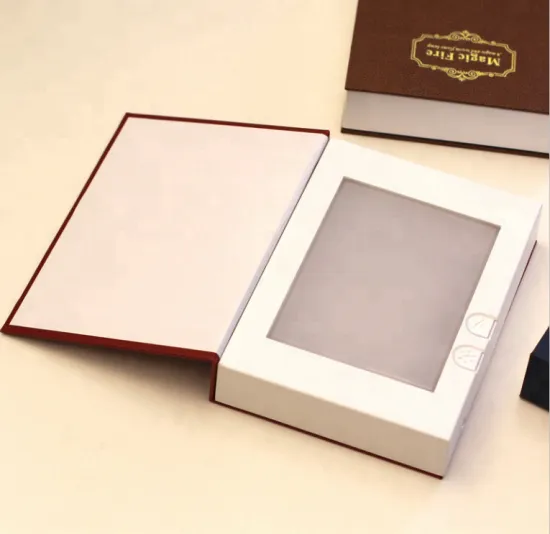 Magic led flame fire Foldable book lamp for gift