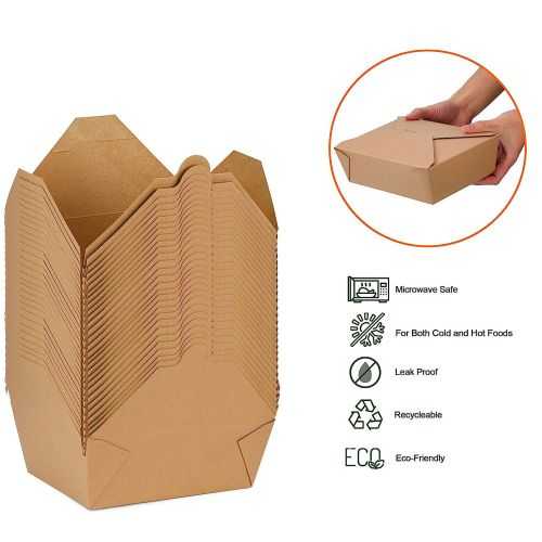 Large take-out food container paper boxes paper box (2)