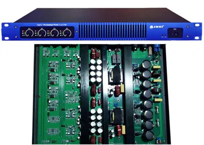 IR Circuit Small Digital Power Amplifier 250W , High Efficiency 4 Channel Amplifier