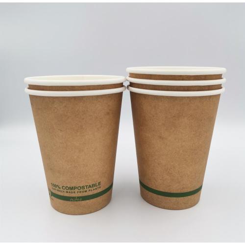 Copas ecológicas 100% biodegradables compostables revestidas de PLA