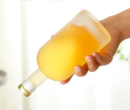 Clear Glass Bottles for Wine Drinks Beer Soda