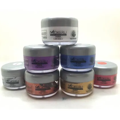 Mokeru Organic Hair Wax Gray Temporary Hair Dye Fashion Colored Wax Temporary Hair Clay Wax Malaysia