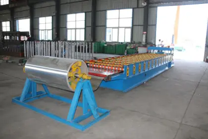 Colored Steel Roofing Sheet Glazed Tiles Making Machine