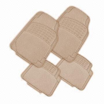 Car Floor Mats, Made of PVC and Carpet Materials