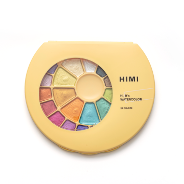 MIYA HIMI Professional 24 Color Watercolor Paint Set for Kids