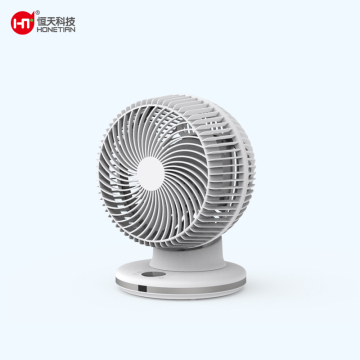 HONETIAN spiral grill 3 speeds 3D oscillation 8 inches AC circulator table white colour hot sellers indoor plastics fan