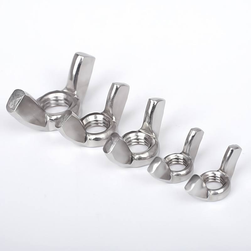 A2 stainless wing nut with wing bolt