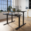 Glass lifting desk with wireless charging