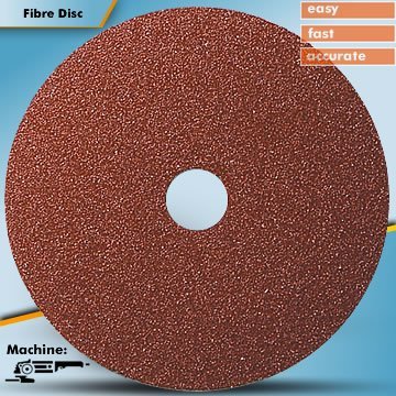 5" 125x22mm,125x23mm Grit 100# abrasive fiber disc