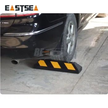 Wholesale High-Quality Reflective Car Drop Rubber Wheel Stops
