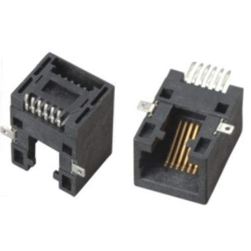 Jack SMT modulare con ingresso laterale a 6 pin