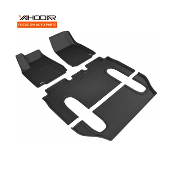 Premium Waterproof Floor Liners for Tesla Model X: All-Weather Protection and Anti-Slip mats for 6-Seater Vehicles
