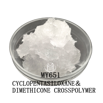 Cyclopentasiloxaan en dimethicon crosspolymer