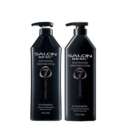 Top Luxury Keratin Amino Acid Smoothing Shampoo and Conditioner