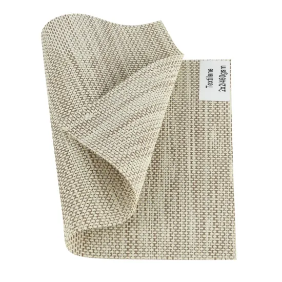 2x2 460GSM Woven PVC Coated Mesh Fabric: Ideal for Outdoor Covers, Awnings, and Patio Furniture