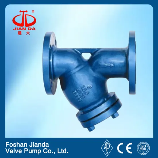 Cast steel y filter valve/flange end Y type filter