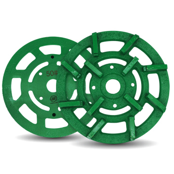 200mm Metal Bond Grinding Disc for Granite - Suitable for Manual and Line Polishing Machines (#36, #50, #200, #400)