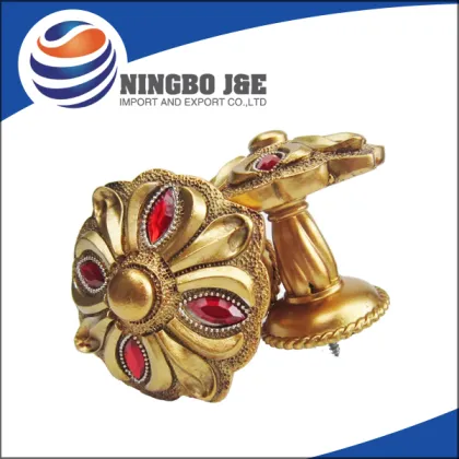 Golden Diamante Drapery Tie Back hooks