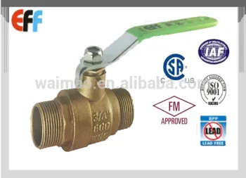 1/4"-- 2" Male Thread water Brass Ball Valve with CSA.FM certificated