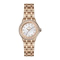 Steel Watchband Quartz Brass Watch Case Woman Watch