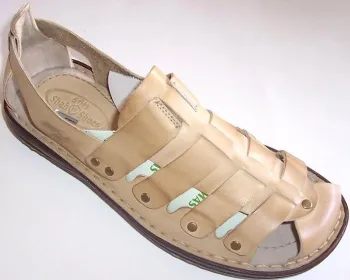 Sandals for women and men with leather