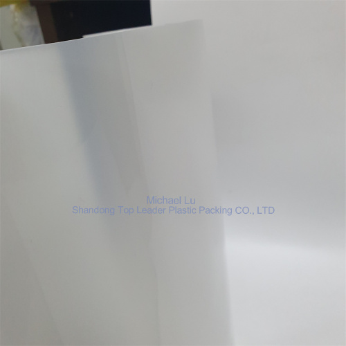 top leader glossy and frosted pp sheet translucent