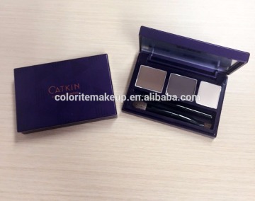 Eyebrow Powder Kit Palette with highlither 3colors