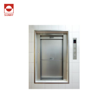 Open Sliding Door Dumbwaiter Design for Goods Elevator Car