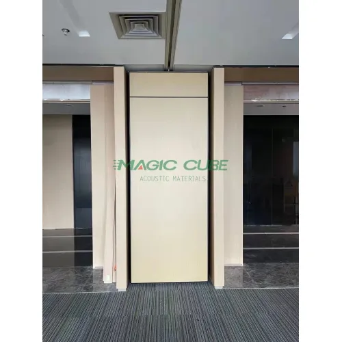 hotel soundproof wooden movable divider wall