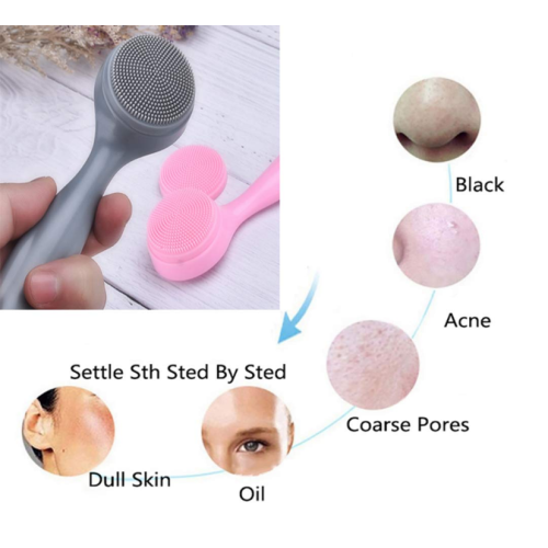 BPA Free Manual Facial Cleansing Silicone Brushes