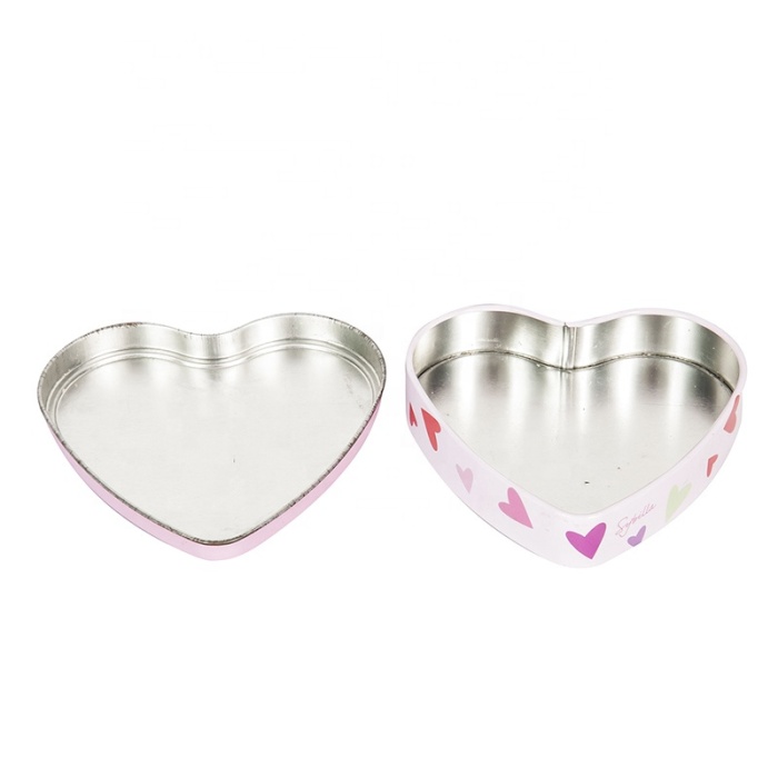 DADI Heart-shape Candy Packing Box Candle Tin Cans