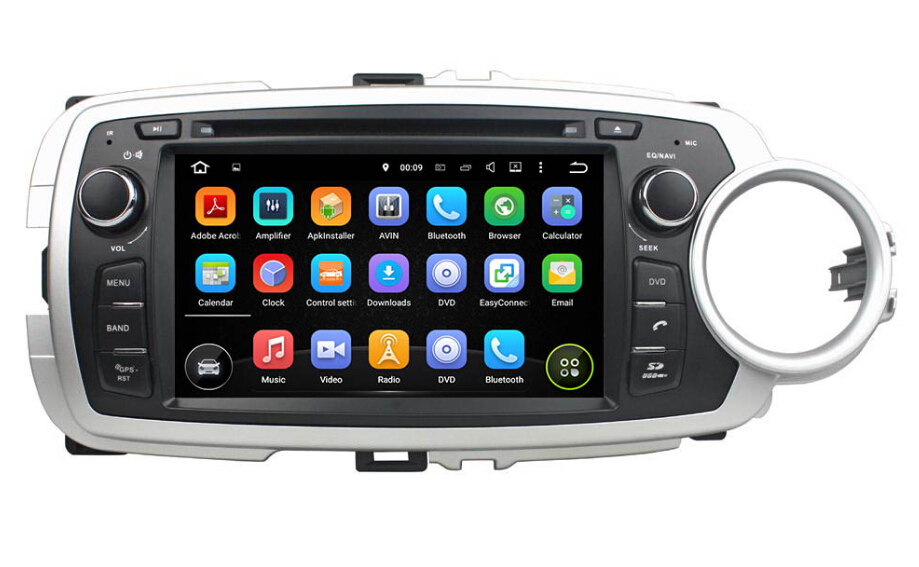 Android car dvd player for Toyota Yaris 2012-2013