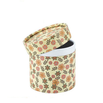 Rigid Paper Gift Package Round Box