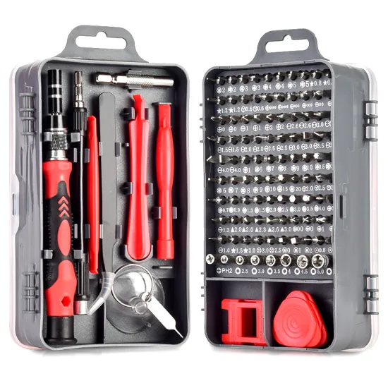 Professional 115-in-1 Magnetic Repair Tool Kit for Electronics: Phone, Computer, PC, Camera, Watch, and Laptop Repair Solutions