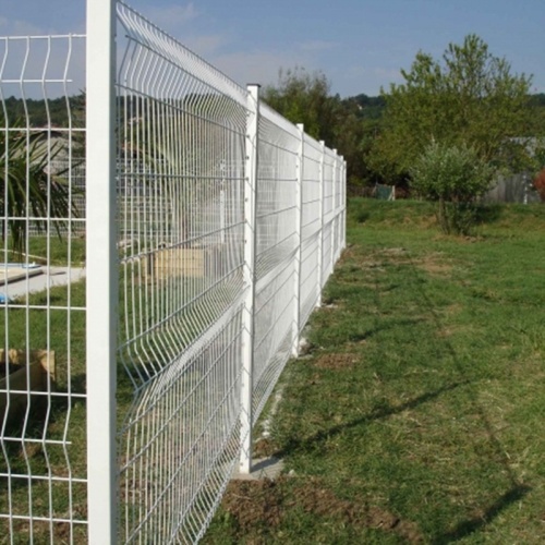 dilapisi pvc dilas galvanis pagar wire mesh melengkung