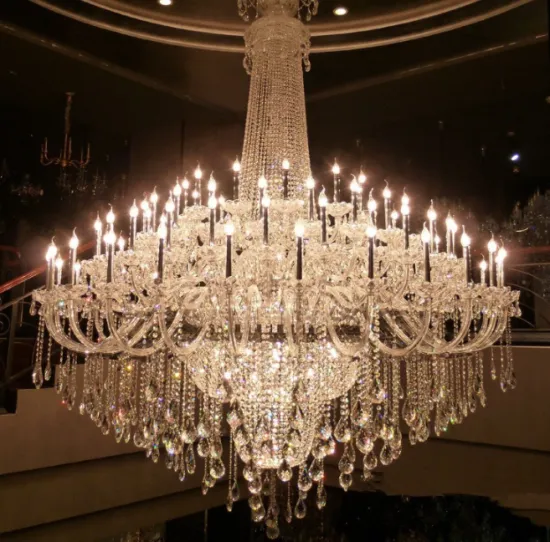 Luxury Hotel Lobby Crystal Chandelier Lighting