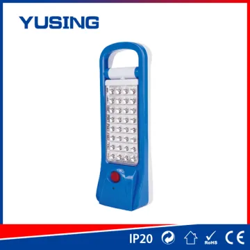 Rechargeable emergency table lamp with battery
