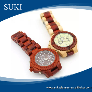 100% Handmade wooden watch Luxury Quartz wood watch