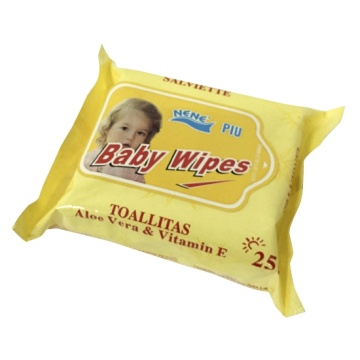 Lingettes humides nettoyantes bio biodégradables pour bébé